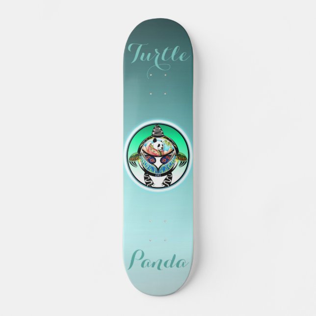 Skateboard Turtle Panda (Anverso)