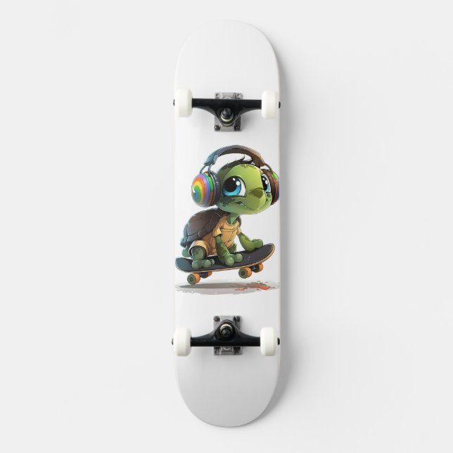 Skateboard Turtle Personalizado (Anverso)