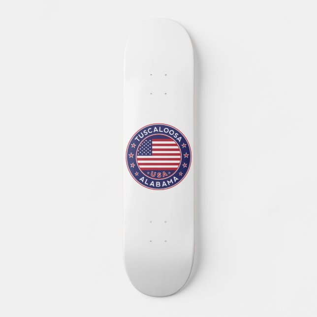 Skateboard Tuscaloosa, Alabama (Anverso)