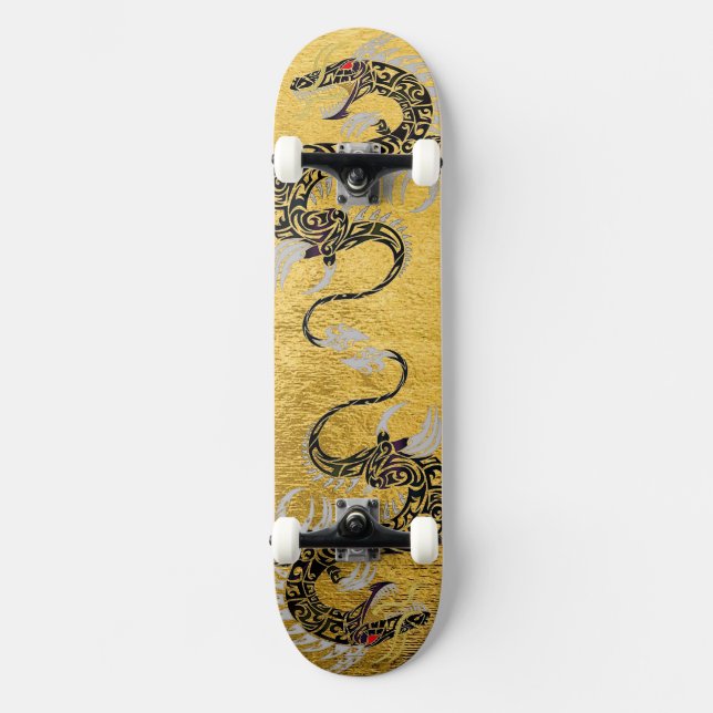 Skateboard Twin Tribal Dragon GL (Anverso)