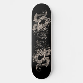 Skateboard Two dragon sketch