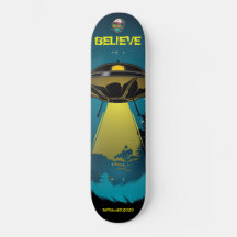 Skateboard UFO Believe