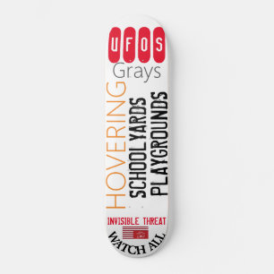 Skateboard UFO HOVERING GRAYS