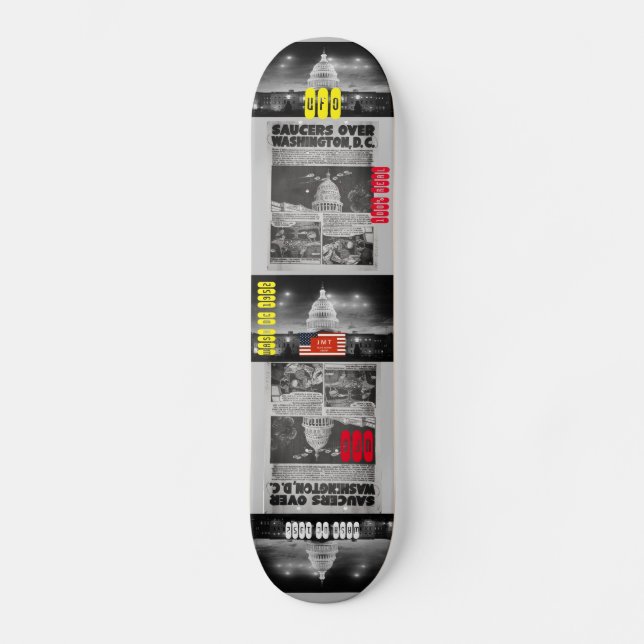 Skateboard UFO WASH DC JMT (Anverso)