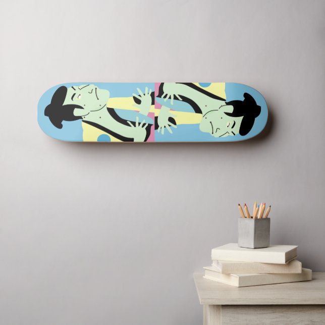 SKATEBOARD UKIYOE - TOSHUSAI SYARAKU (Arte de pared (horz))
