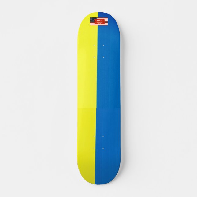 Skateboard UKRAINE JMT, 73/7" Deck (Anverso )