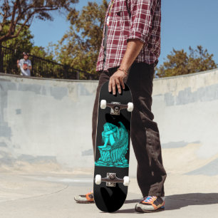 Skateboard Un ángel dormido en la piedra