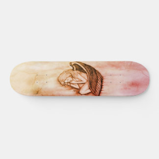 Skateboard Un ángel durmiente en las nubes del cielo