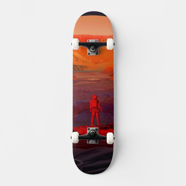 Skateboard Un Astronauta En Marte (Anverso)