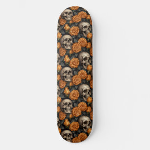 Skateboard Un diseño de la serie A Skull and Roses 11