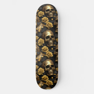 Skateboard Un diseño de la serie A Skull and Roses 8