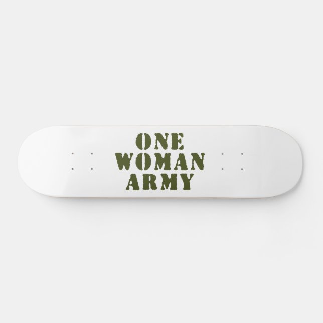 SKATEBOARD UN EJÉRCITO MUJER (Horz)
