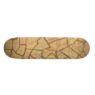 Skateboard Un mapa del estado de Pennsylvania