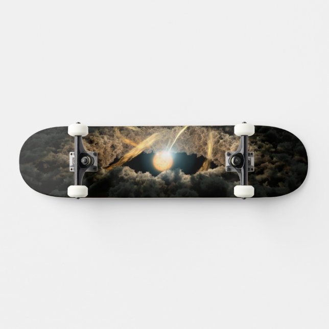 Skateboard Una Estrella Rodeada De Un Disco Protoplanetario (Horz)