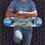 Skateboard Una fantástica tabla de patinaje sobre vida de sir<br><div class="desc">Skateboard Sirena lista para que puedas personalizarla. 🥇 UN DISEÑO ORIGINAL DE DERECHOS DE AUTOR DE Donna Siegrist SÓLO DISPONIBLE EN ZAZZLE! ✔ NOTA: ¡SÓLO CAMBIA LAS ÁREAS DE PLANTILLA NECESARIAS! 😀 Si es necesario, puede eliminar el texto y empezar a agregar de nuevo el texto y la fuente que...</div>