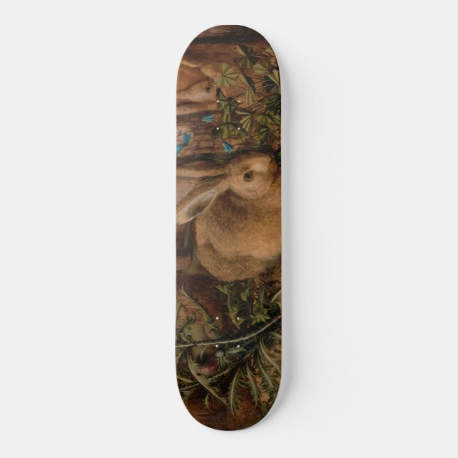 Skateboard Una liebre en el bosque (por Hans Hoffmann) (Anverso)