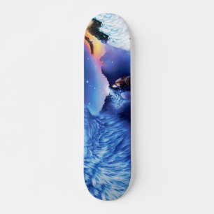 Skateboard Una manada de lobos en una noche oscura