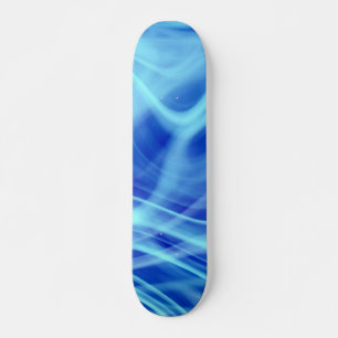 Skateboard Una niebla azul mística