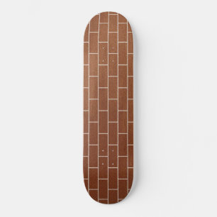 Skateboard Una pared de ladrillo -