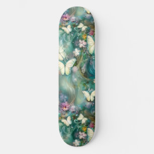 Skateboard Una Serie de Mariposas Místicas Diseño 3