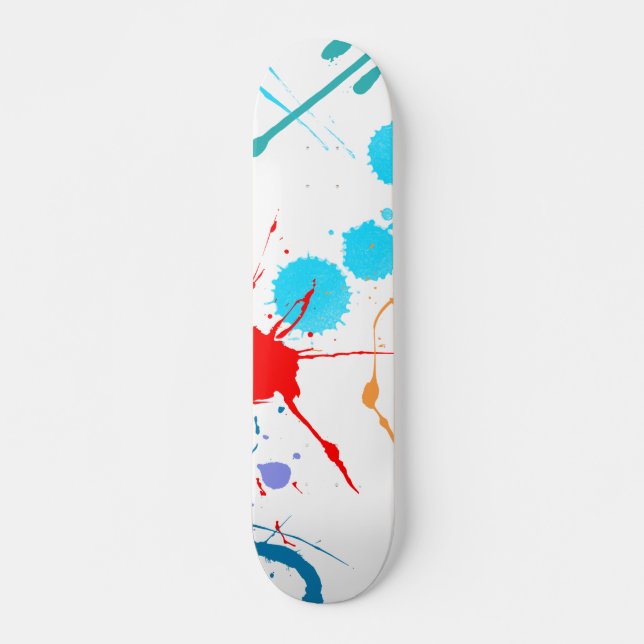 Skateboard una splats (Anverso )