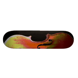 Skateboard Único violín alterado en el fondo musical