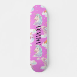 Skateboard Unicorn pattern