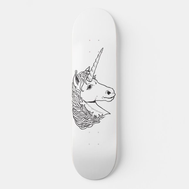 Skateboard Unicornio (Anverso)