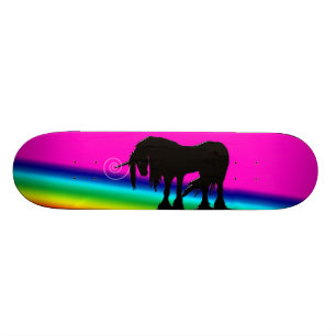 Skateboard Unicornio del arco iris