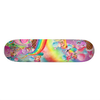 Skateboard Unicornio demasiado demasiado delicioso de los