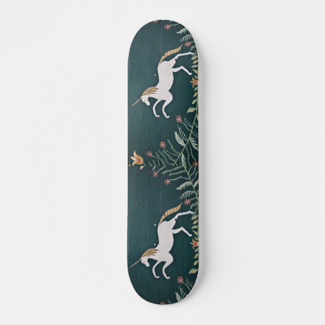Skateboard Unicornio vintage (Anverso )