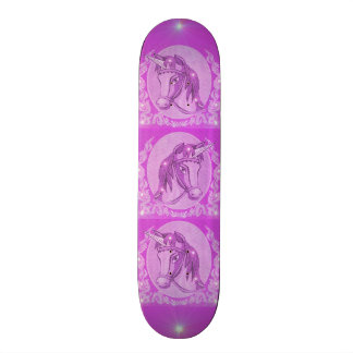 Skateboard Unicornios rosados