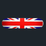 Skateboard Union Jack<br><div class="desc">Tablero del patín del punk rock del Union Jack</div>