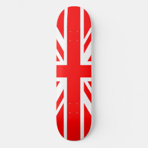 Skateboard Union Jack Red