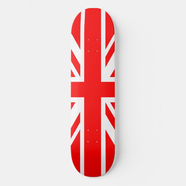 Skateboard Union Jack Red (Anverso)
