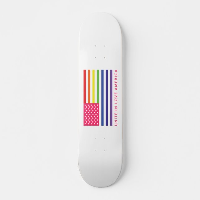 Skateboard Unite In Love America - (Anverso )