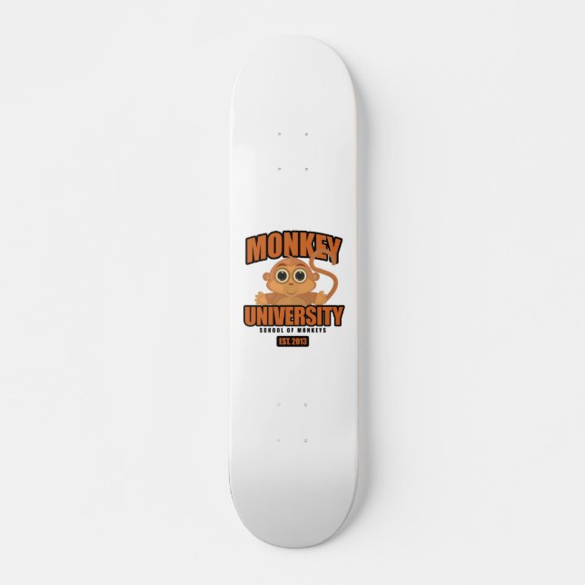 Skateboard Universidad de Monkey (Anverso )