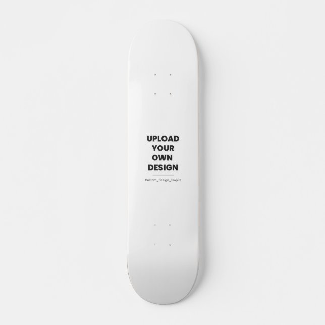 Skateboard Upload Your Own Design Here | Custom Template (Anverso )