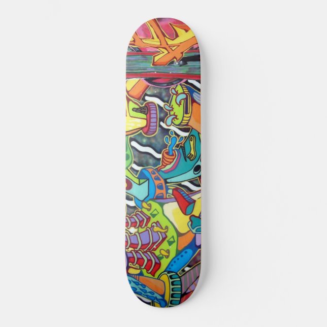 Skateboard Urban Art 1. (Anverso)
