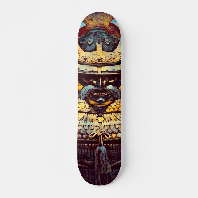 Skateboard Urban Samurai Dark Element Personalizado Pro Park  (Anverso )