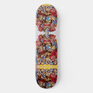 Skateboard Urban Samurai Sketch Personalizado Pro Park Board