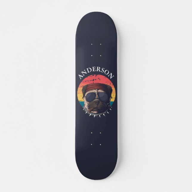 Skateboard Urban Warrior Sunset Pug (Anverso )