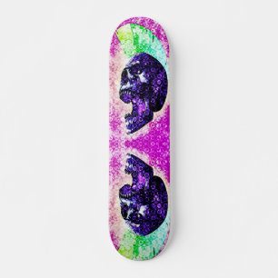 Skateboard Urbano Johnny Skull Rave Grunge Elemento Trick Dec