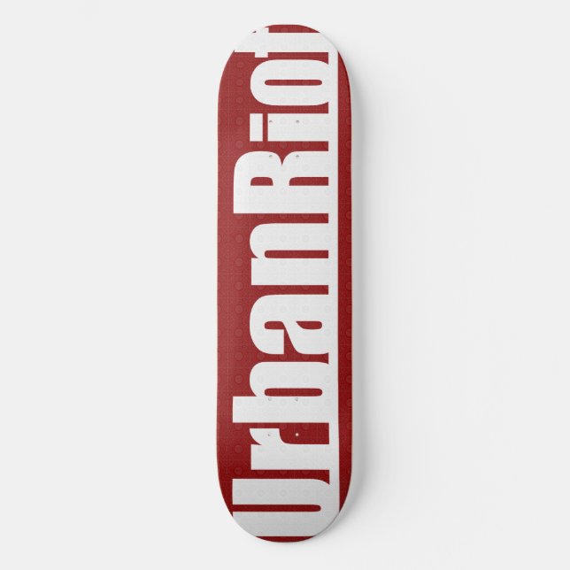 Skateboard UrbanRiot JP1 Red Deck (Anverso)