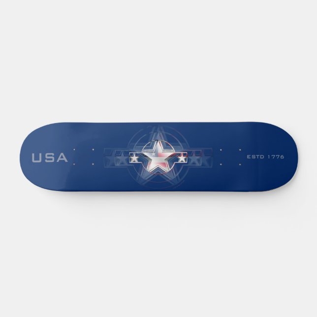 Skateboard USA Estd. 1776 (Horz)