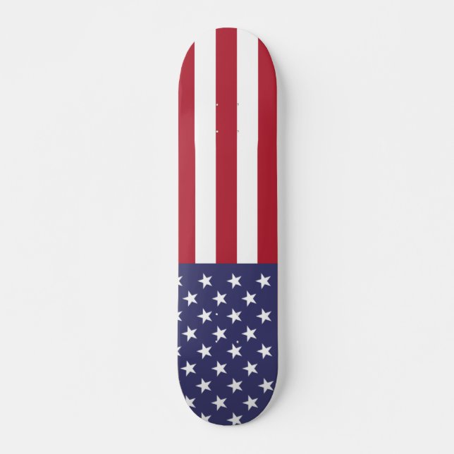 Skateboard USA flag, flag of USA (Anverso )