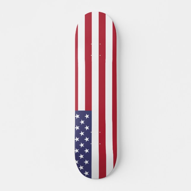 Skateboard USA flag, flag of USA, American flag (Anverso )