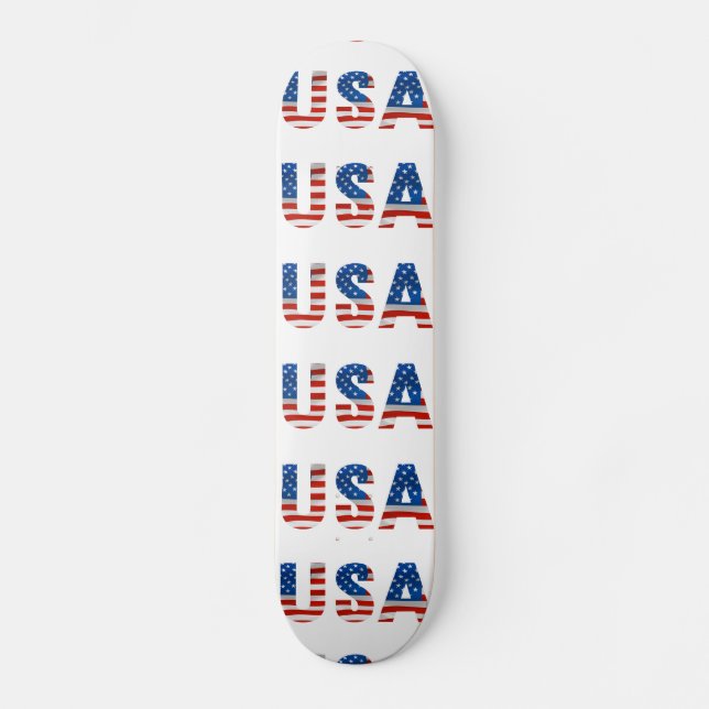 Skateboard USA flag worldcup  (Anverso)