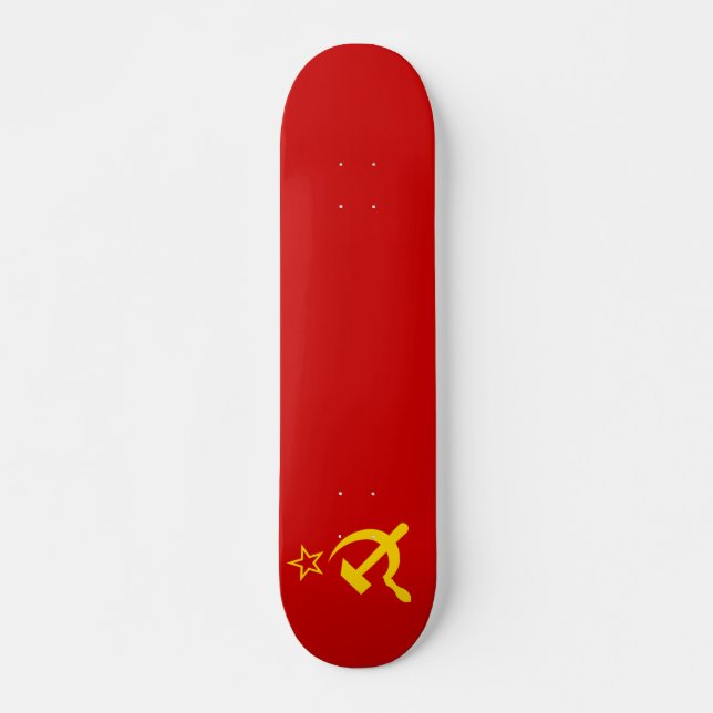 Skateboard USSR Unión Soviética bandera de la Unión Soviética (Anverso )