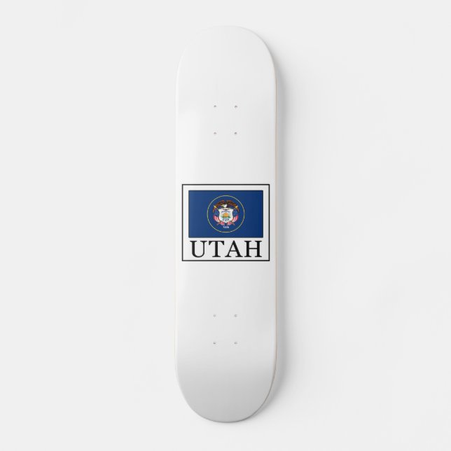 Skateboard Utah (Anverso)